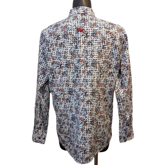 7 Downie St floral button front shirt XL - Picture 5 of 11